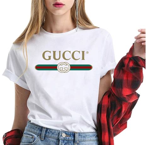 shortsleeve gucci t shirt women|gucci tops for women.